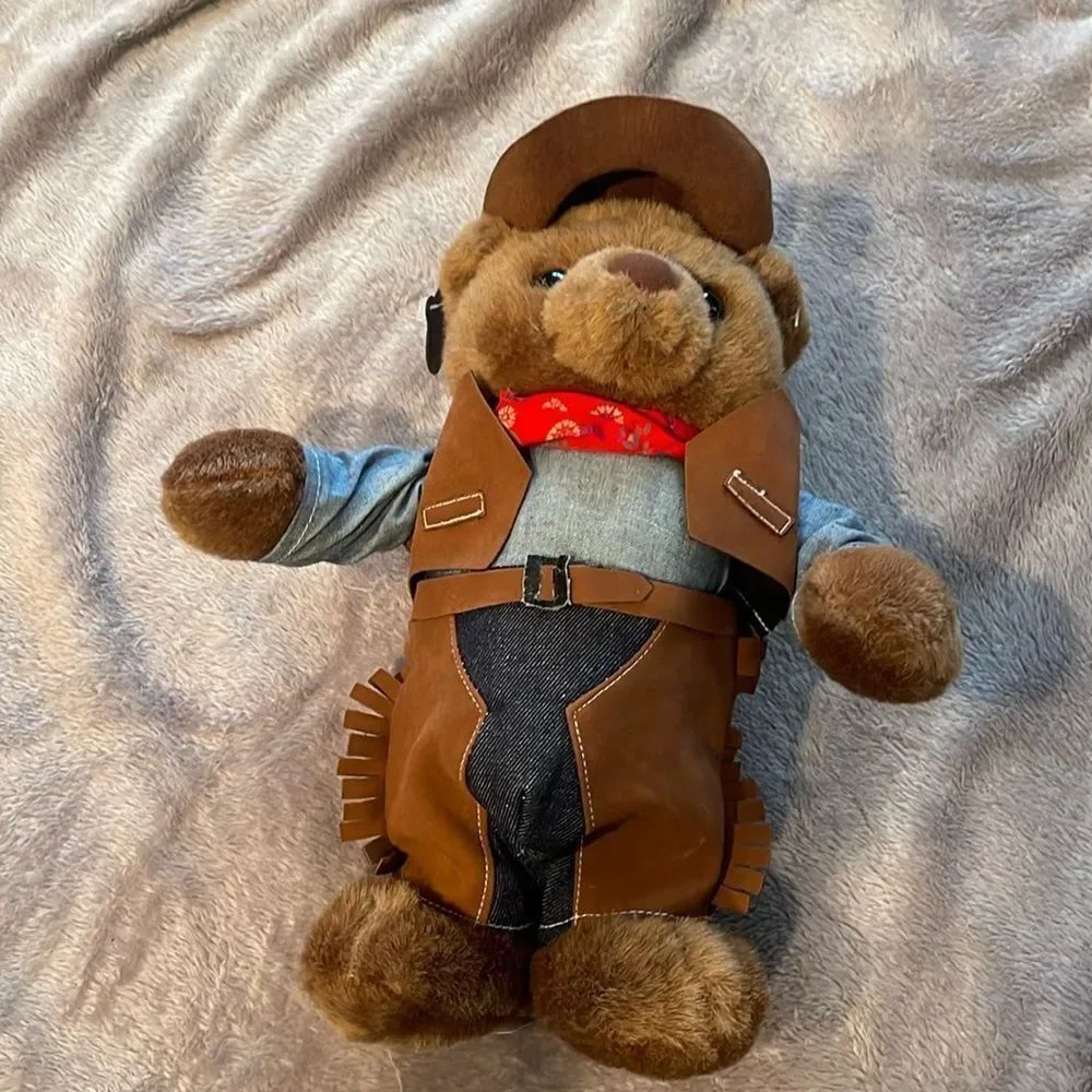 NWT The Heritage Collection Ganz Bros Duke Cow Bear Plush 1993 vintage